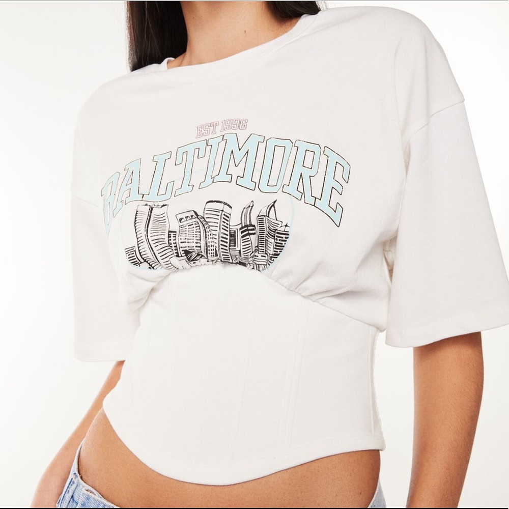 Bershka Corset Tee